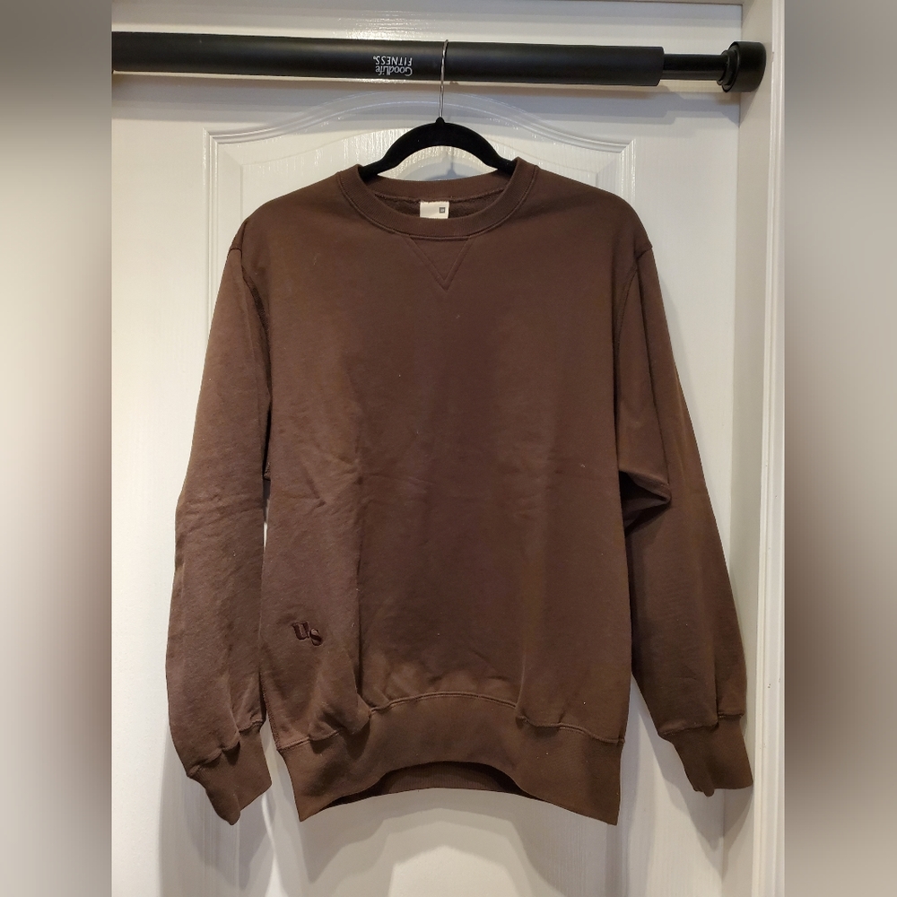 Uncle Studios Sweatshirt and Sweatshort Set (Brown)